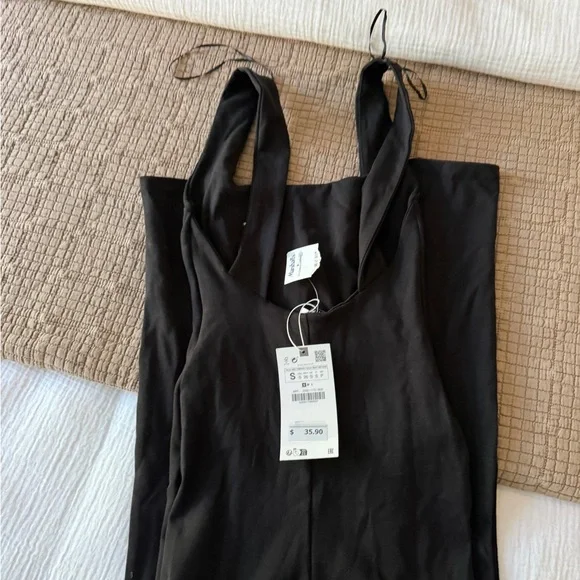 Zara Black Jumpsuit - Picture 11 of 16